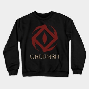 Symbol of Gruumsh DnD Dragon God. Baldurs gate 3. Crewneck Sweatshirt